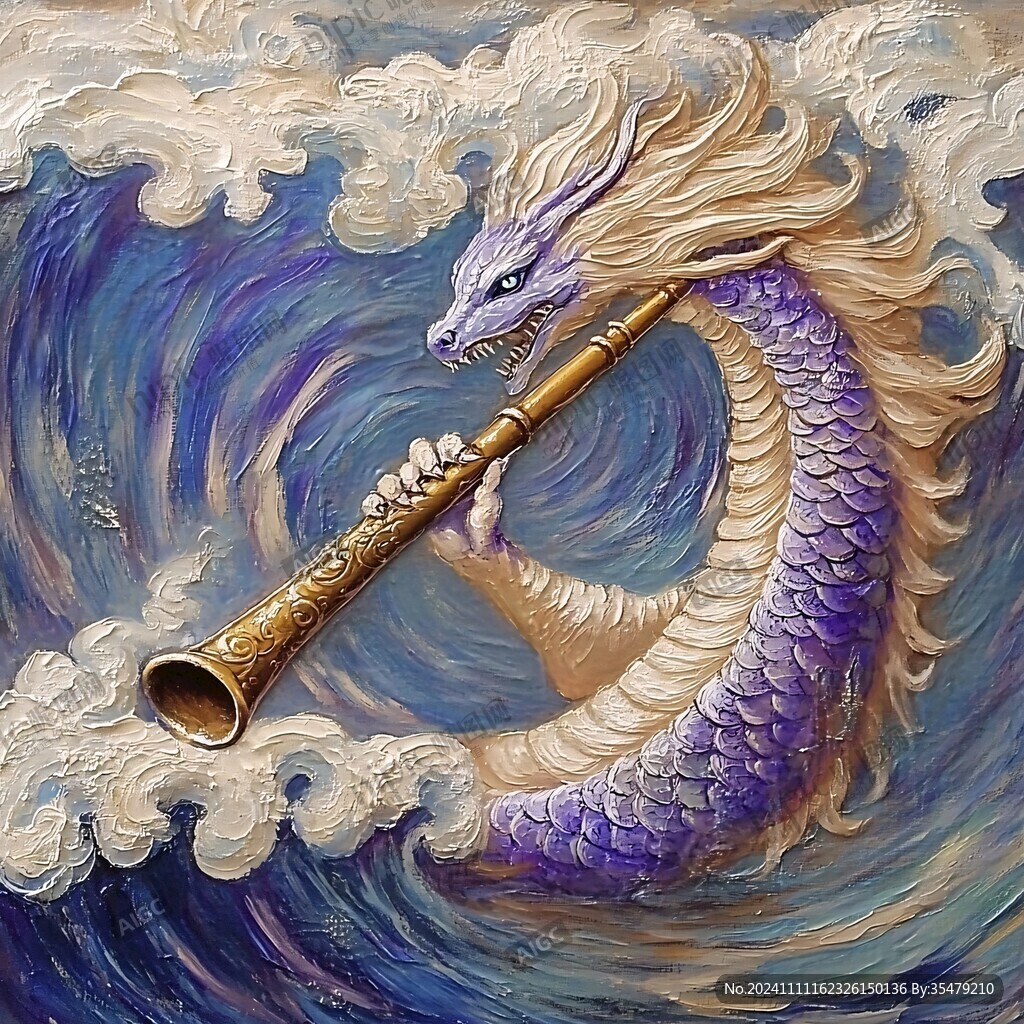 龍紋笛