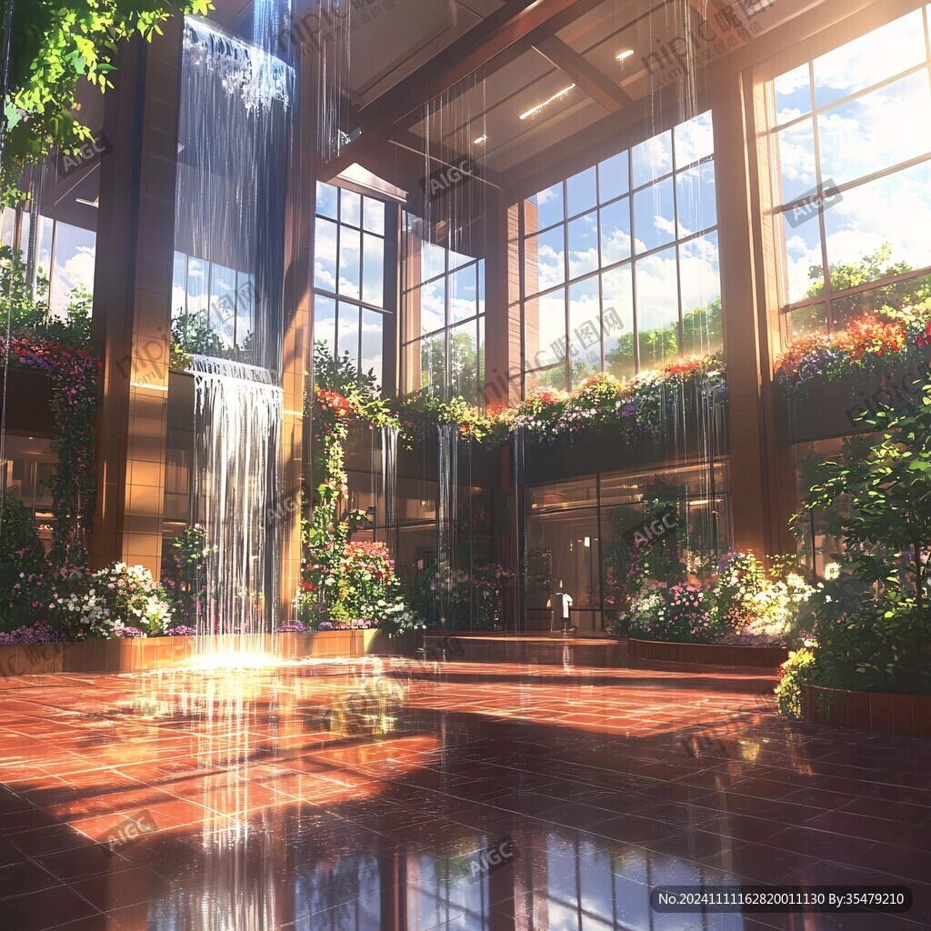 室內(nèi)中庭水景