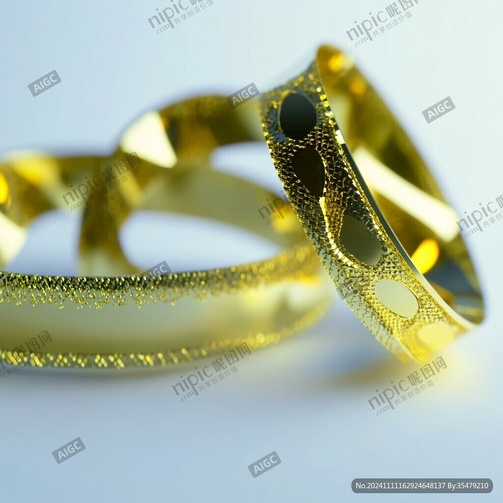 金色布帶
