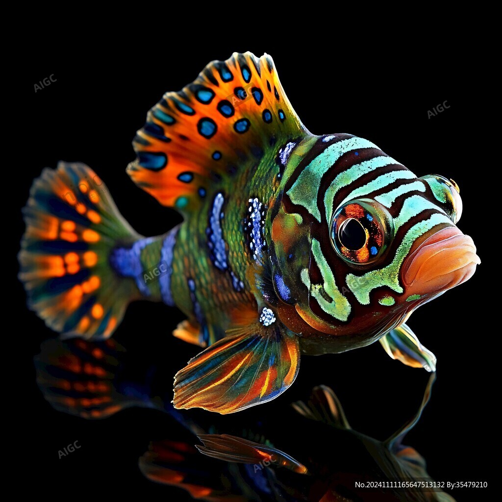 現(xiàn)代花紋魚