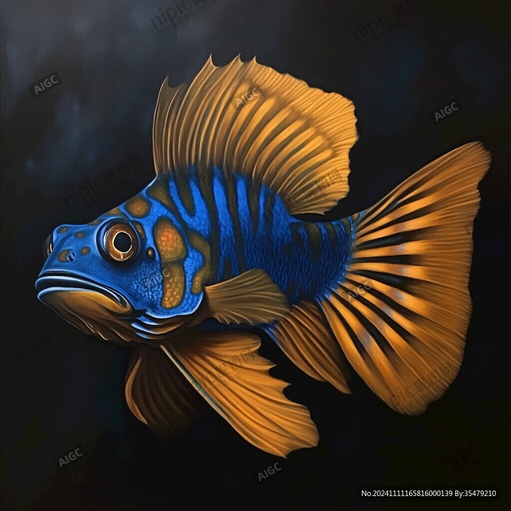 魚類3d畫