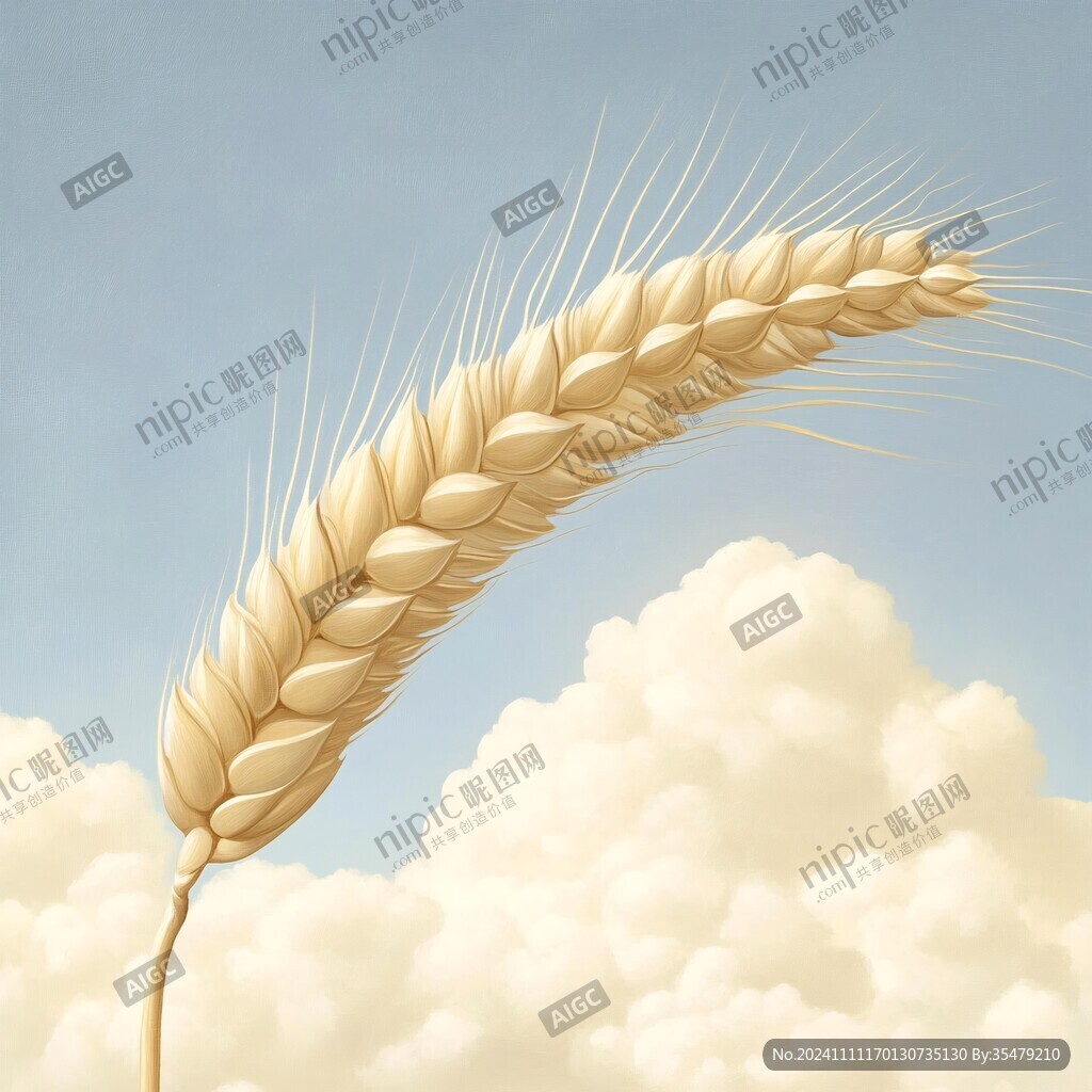 麥粒插畫