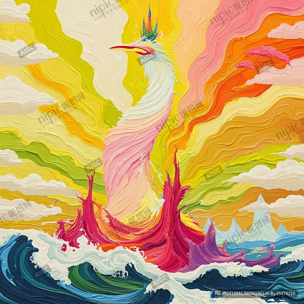鳳凰包裝插畫