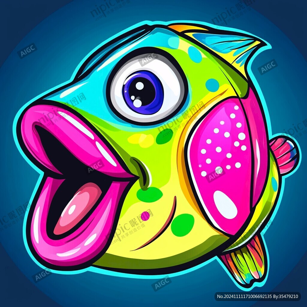 q版卡通魚