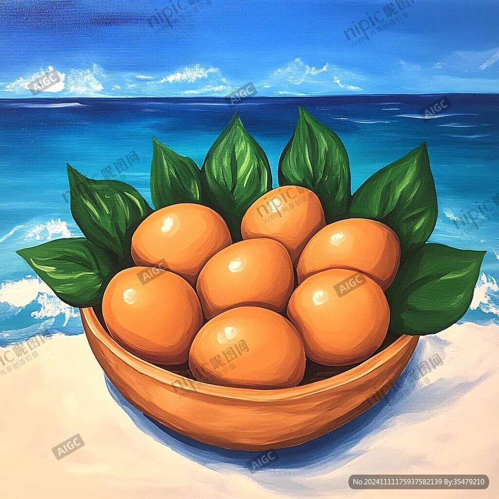 黃金芒果插畫
