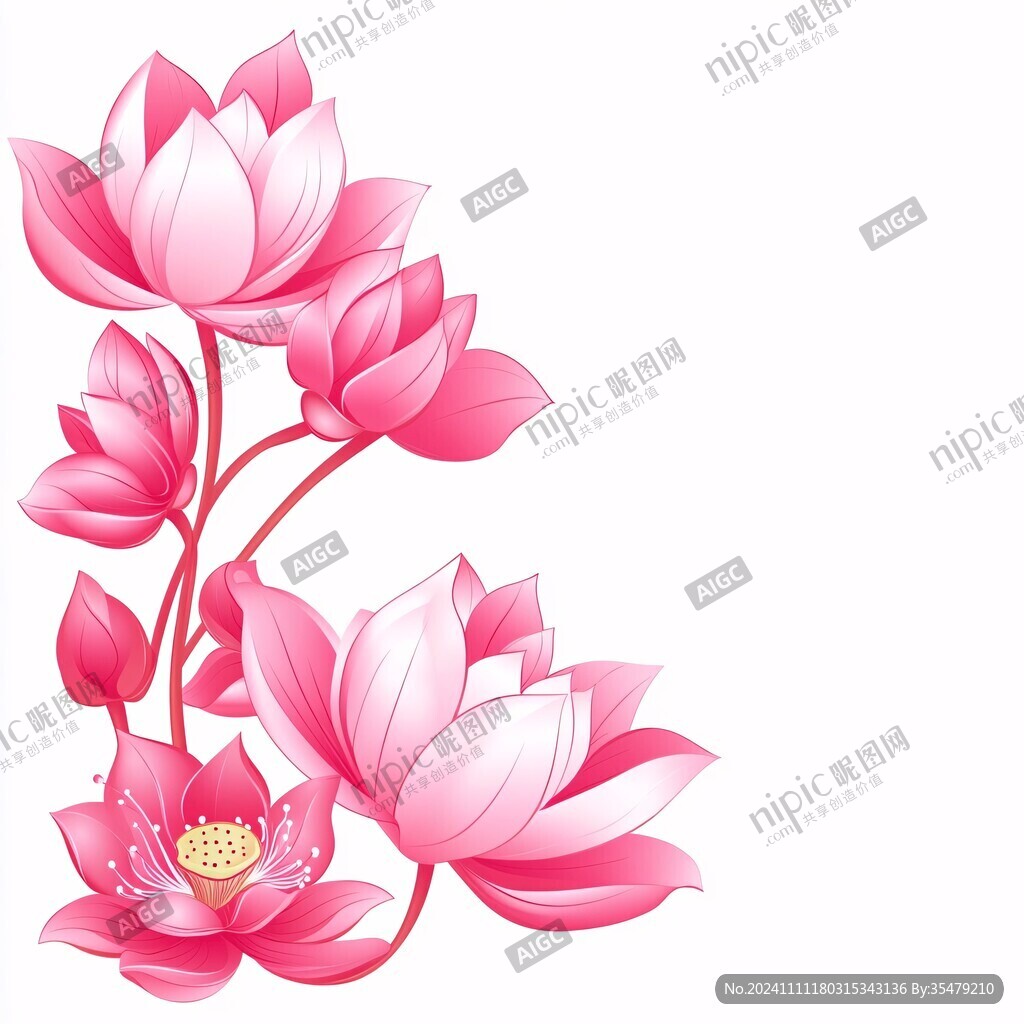 下載蓮花圖模板