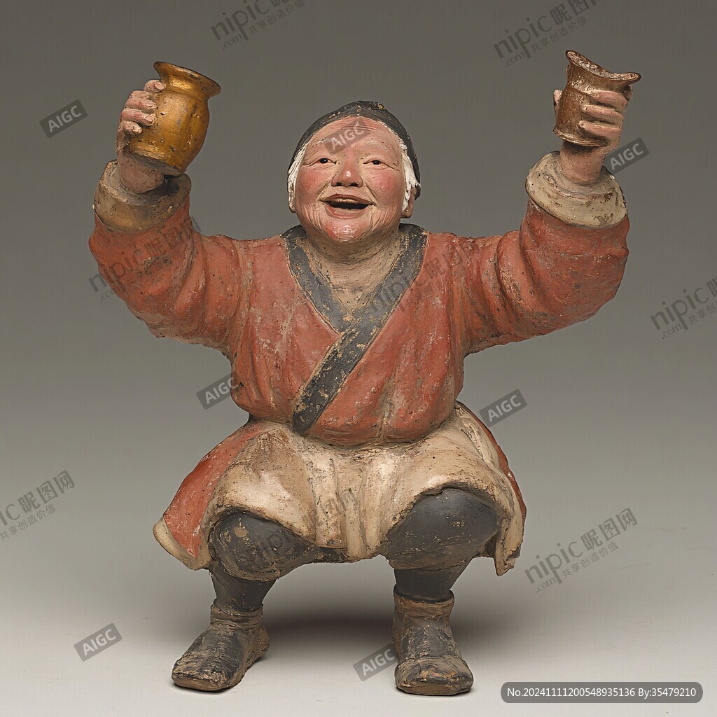 古代酒家人偶