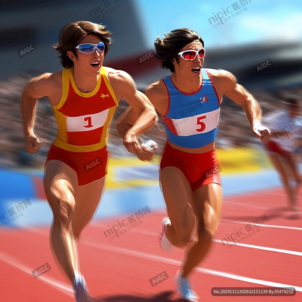 原創插畫運動員