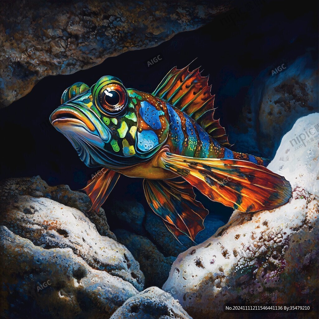 魚類3d畫