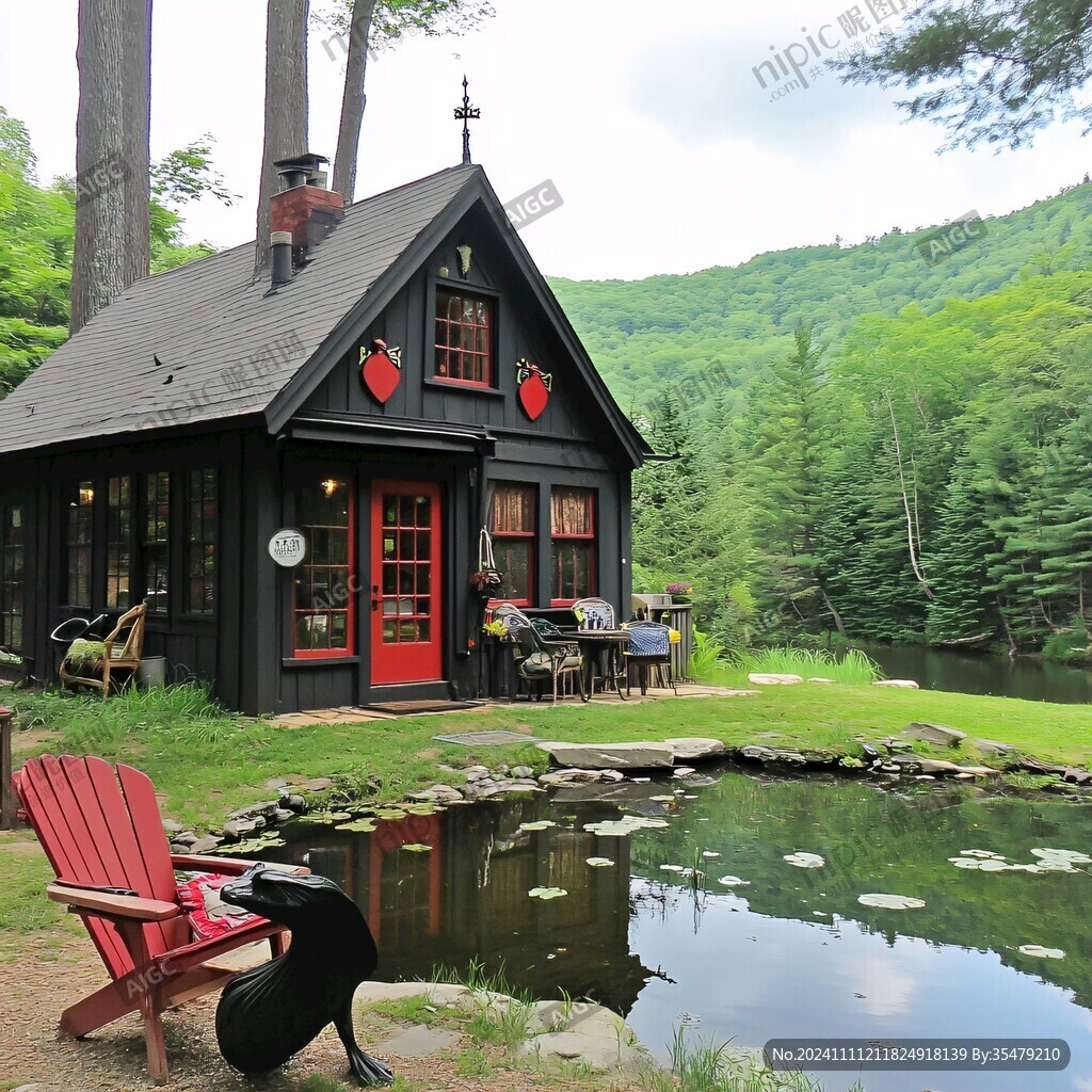 林中歐式小屋