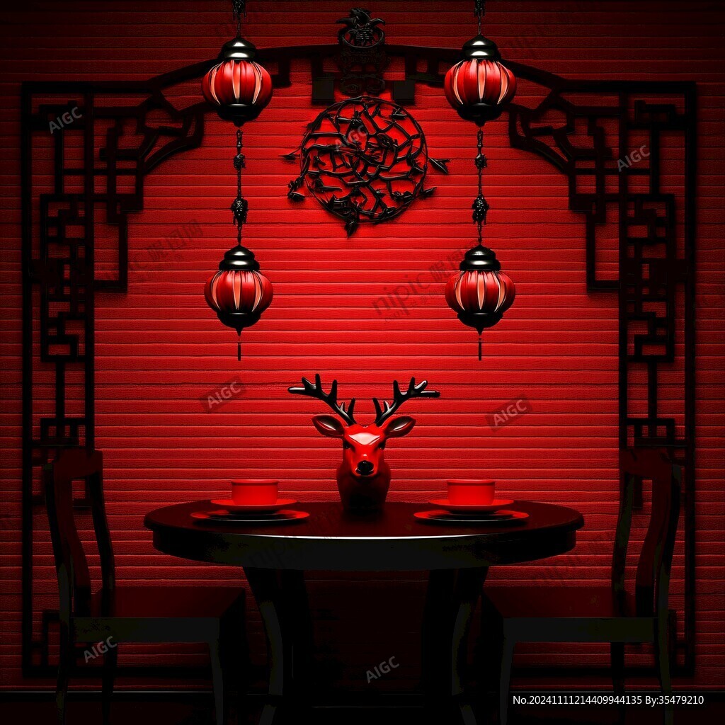 中式燈場(chǎng)景