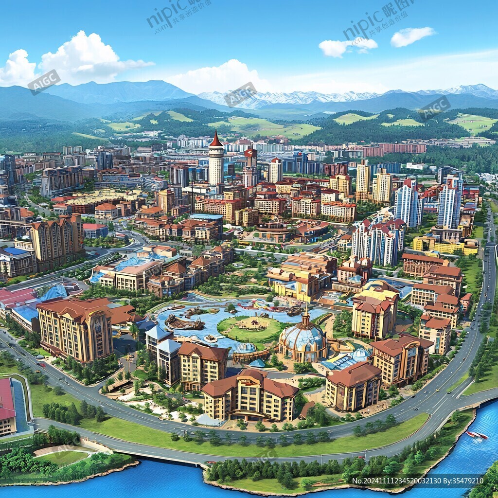 校區(qū)全景模型