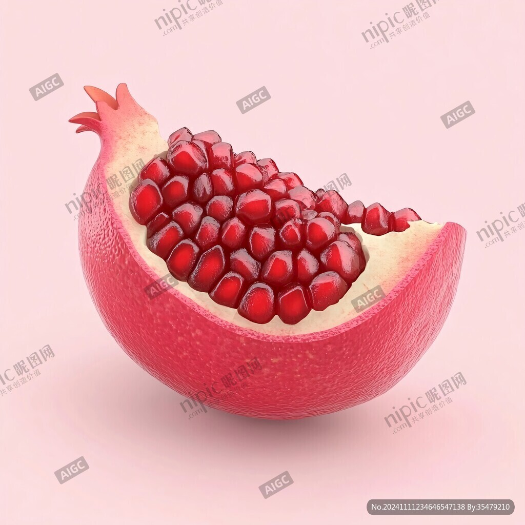 原創(chuàng)插畫(huà)石榴