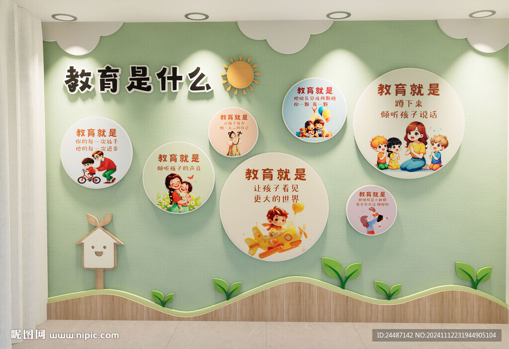 幼兒園文化墻