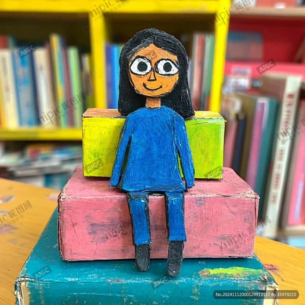 小女孩工藝擺件