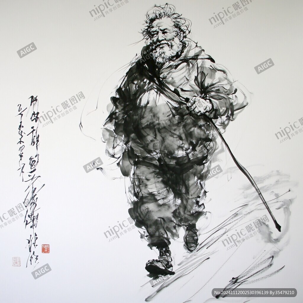 寫意人物畫