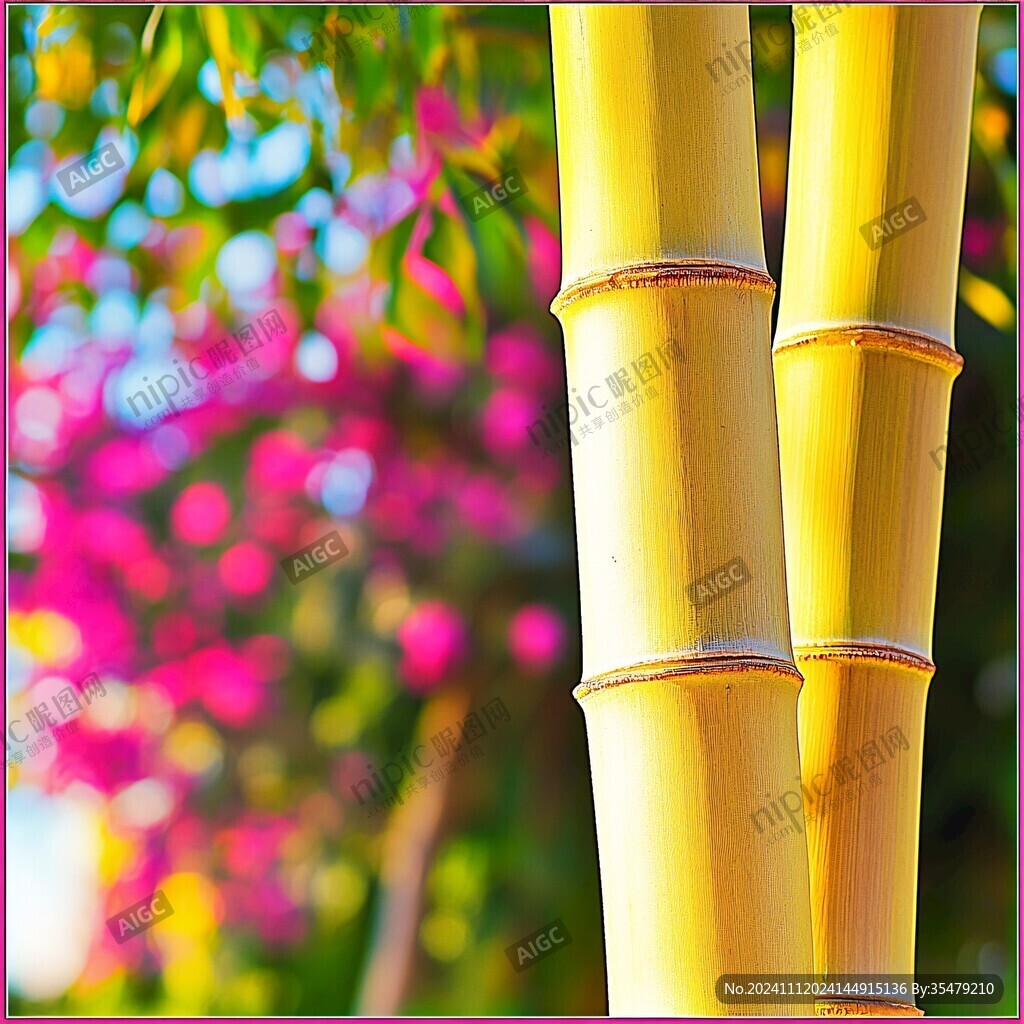 花竿黃竹