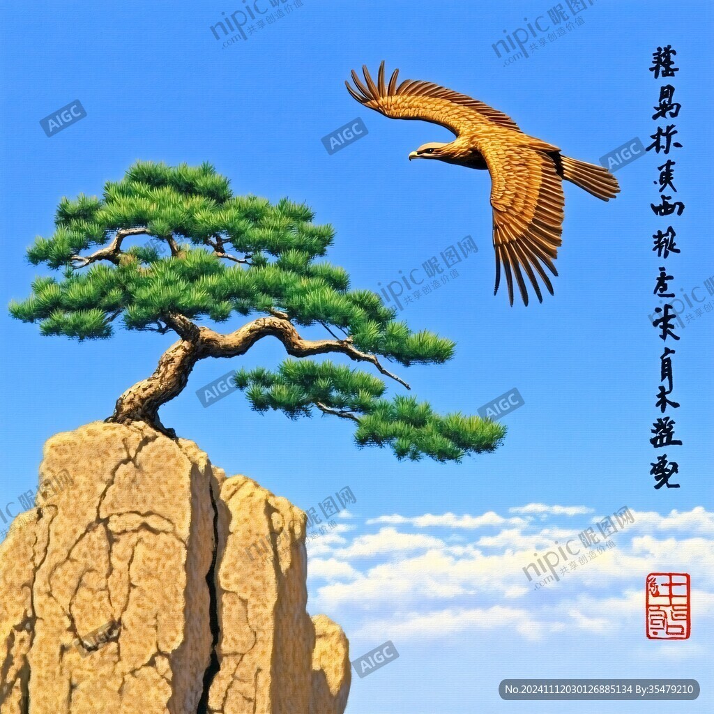 志存高遠裝飾畫