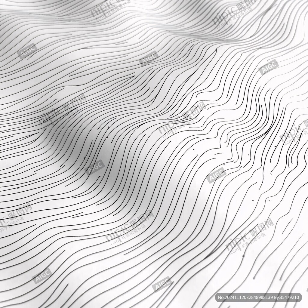 等高線效果