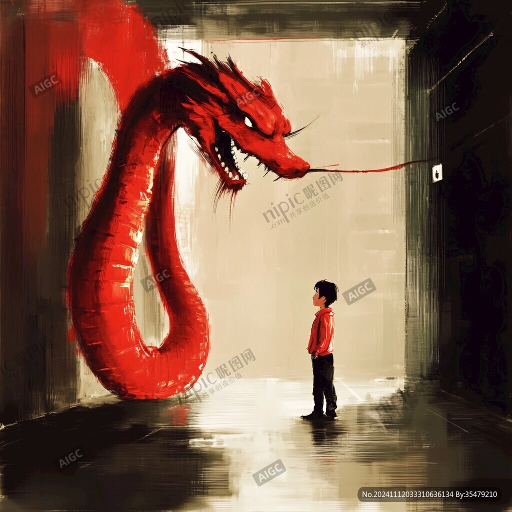 插畫龍年插畫