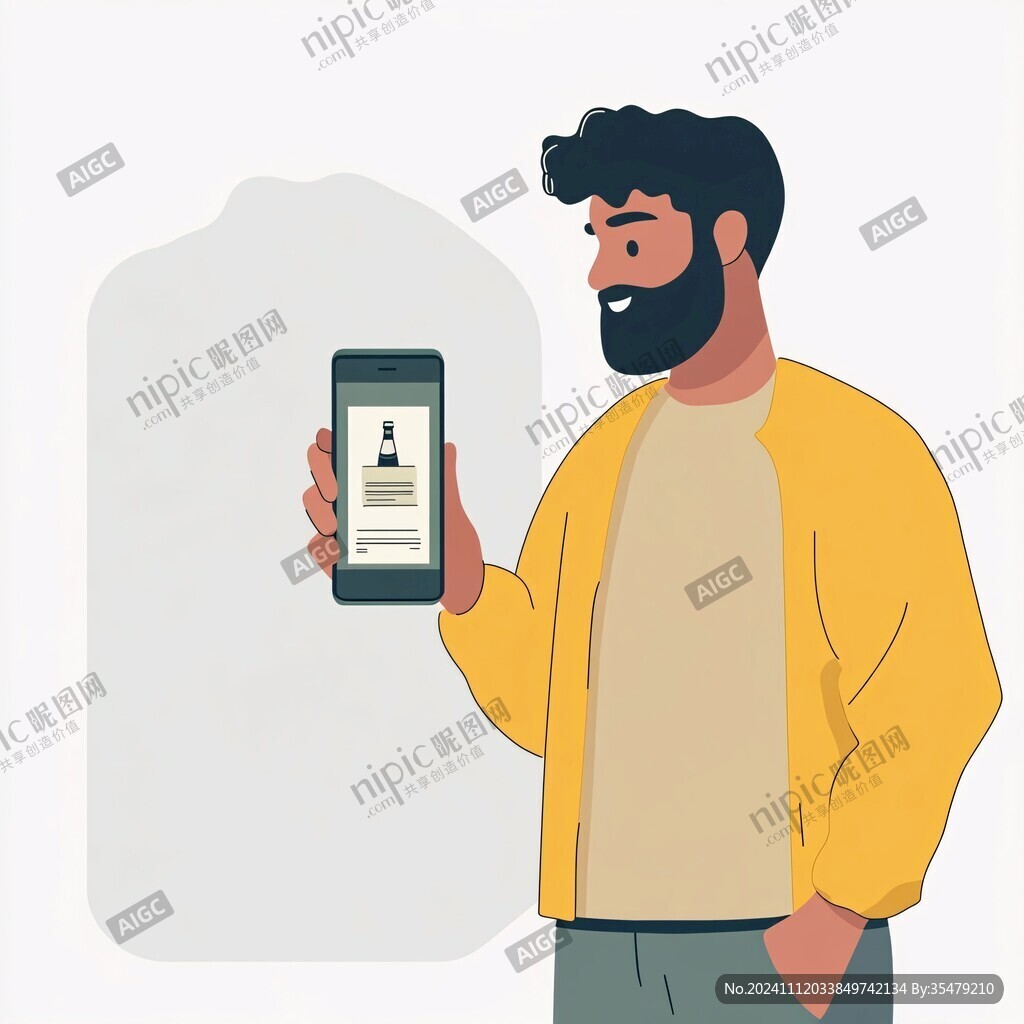 身份識別創(chuàng)意設(shè)計插圖