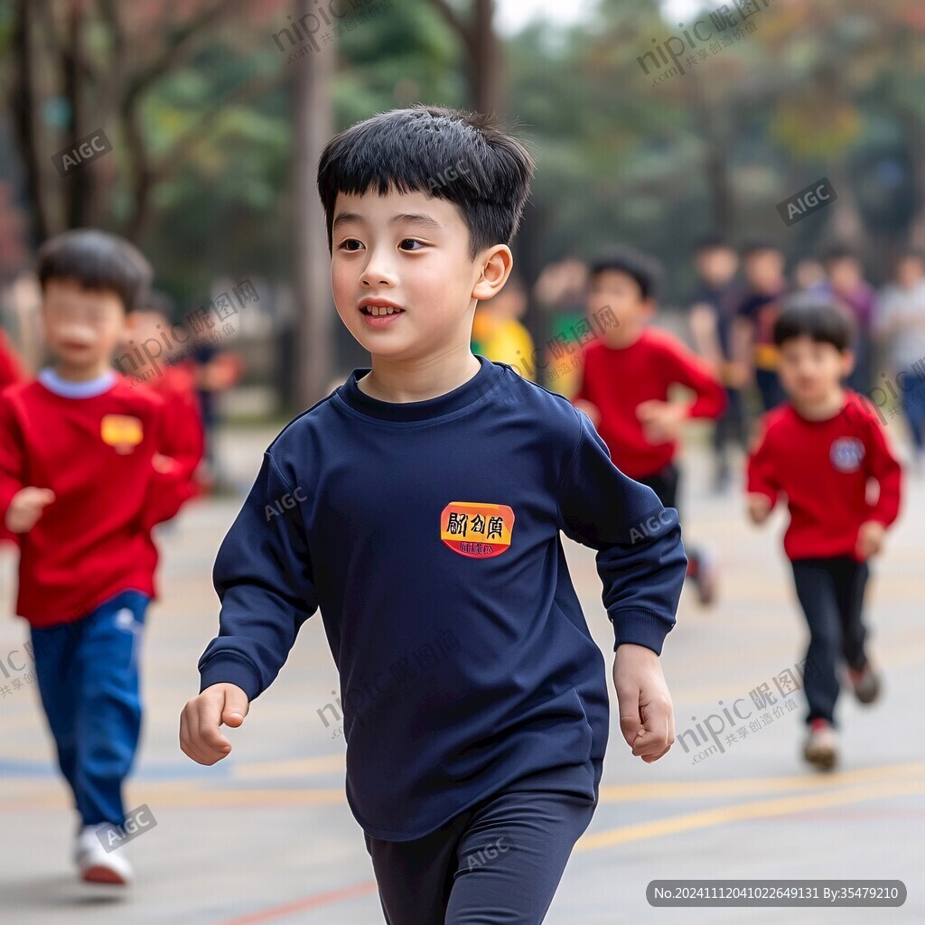 兒童運動奔跑吧