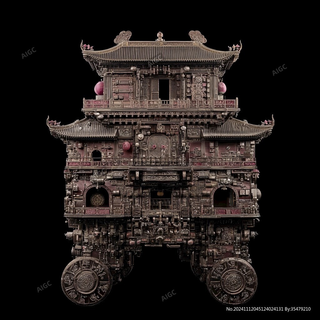 古建筑拼裝模型