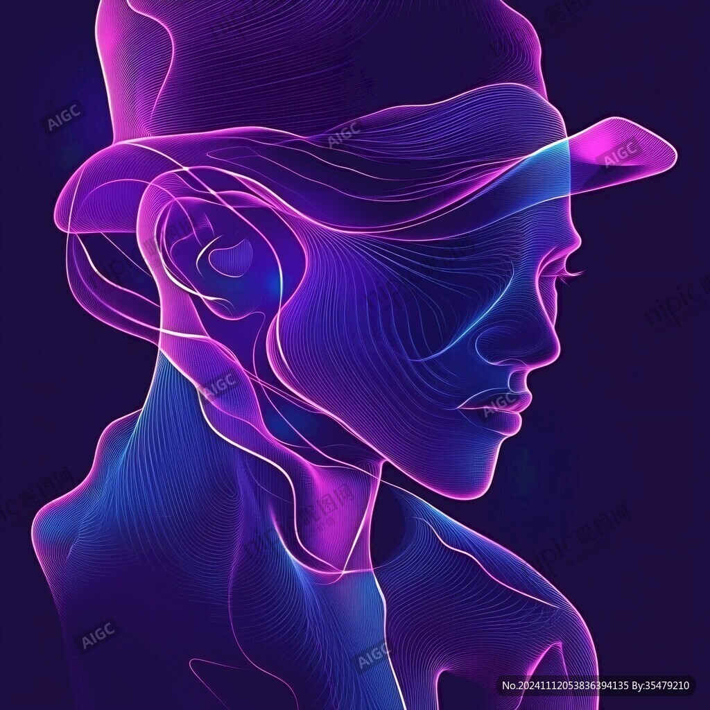線條大氣唯美炫酷時尚