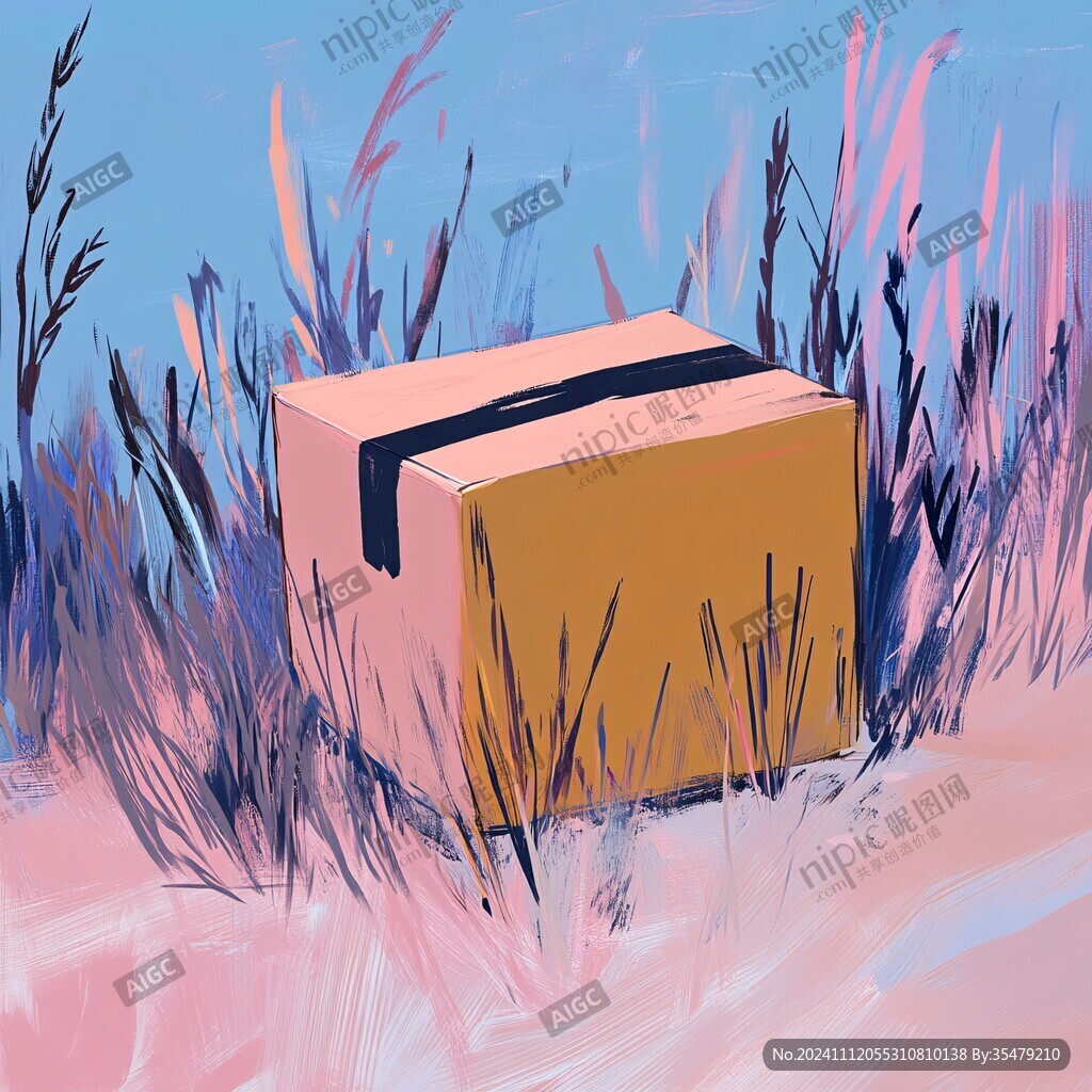 方盒插畫設計