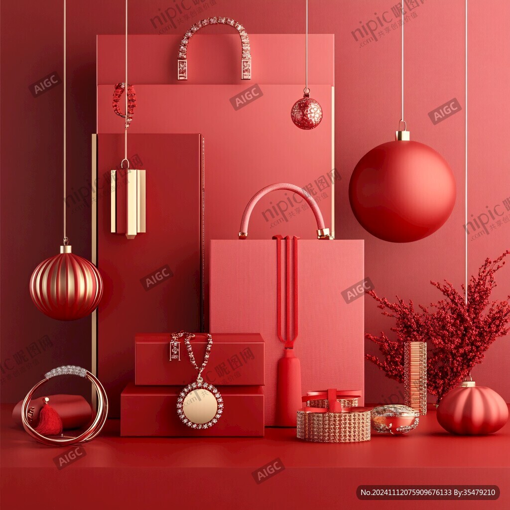 新年紅色產品