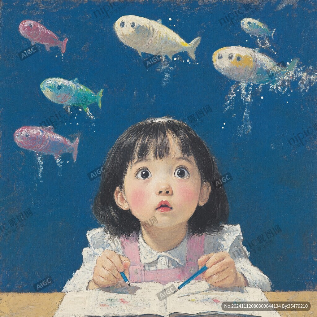 夢幻兒童插畫超治愈