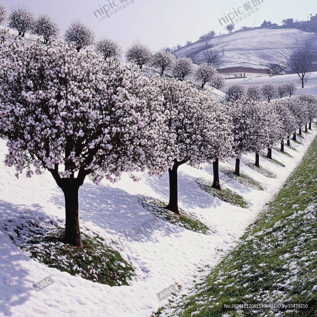果園雪樹銀花