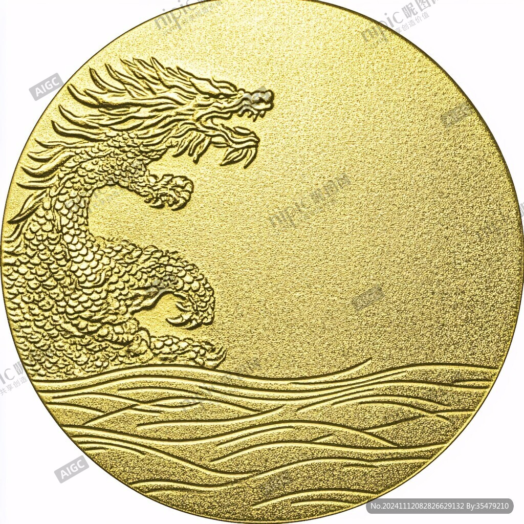 金幣浮雕圖