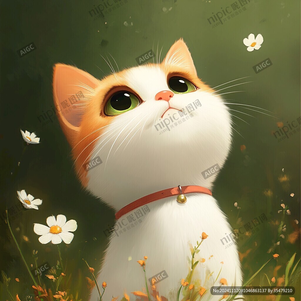 萌寵貓插畫