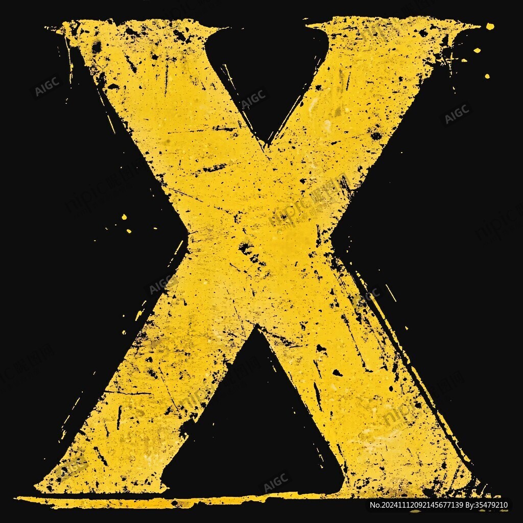 字母x海報