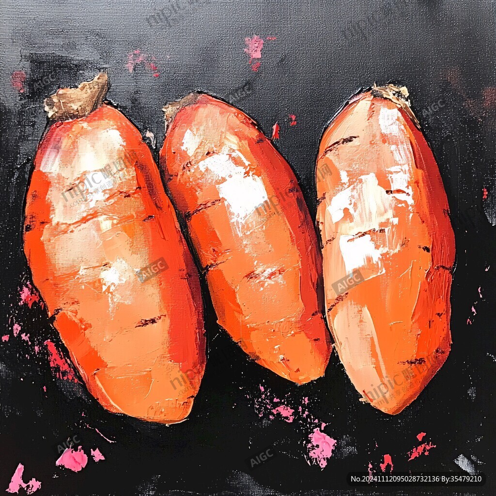 煙薯插畫