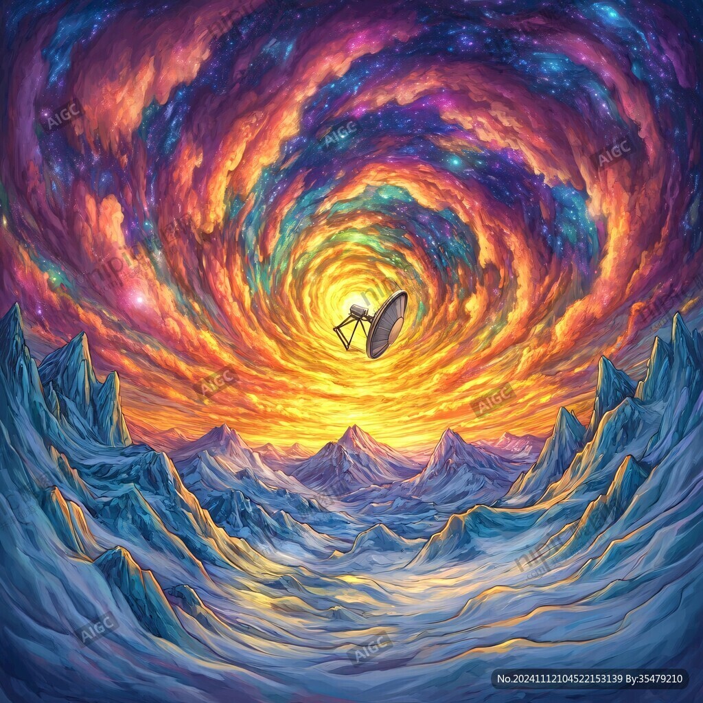 鯤鵬國潮插畫