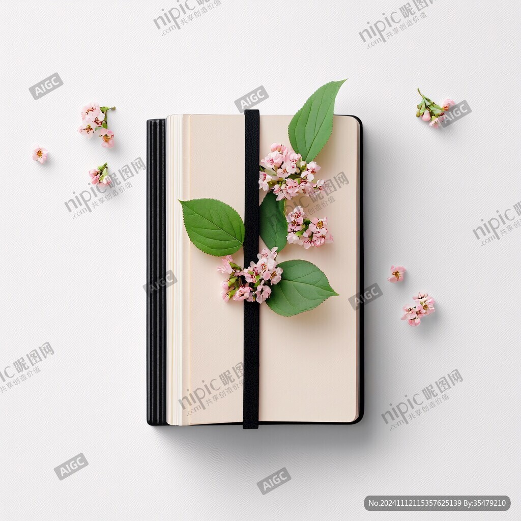 創(chuàng)意書籍花朵