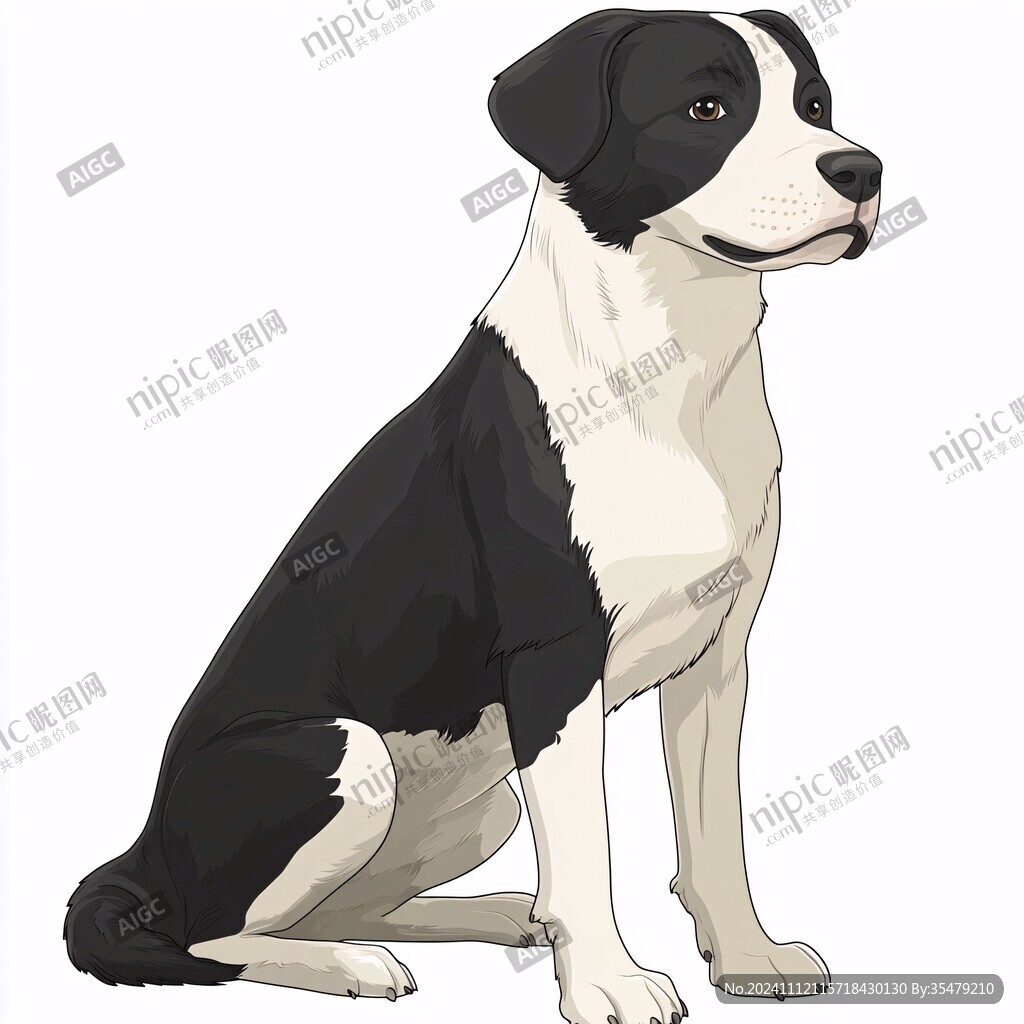 寵物狗插畫