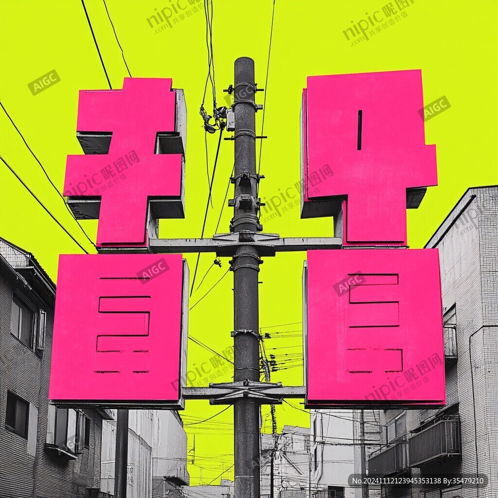 當字招牌