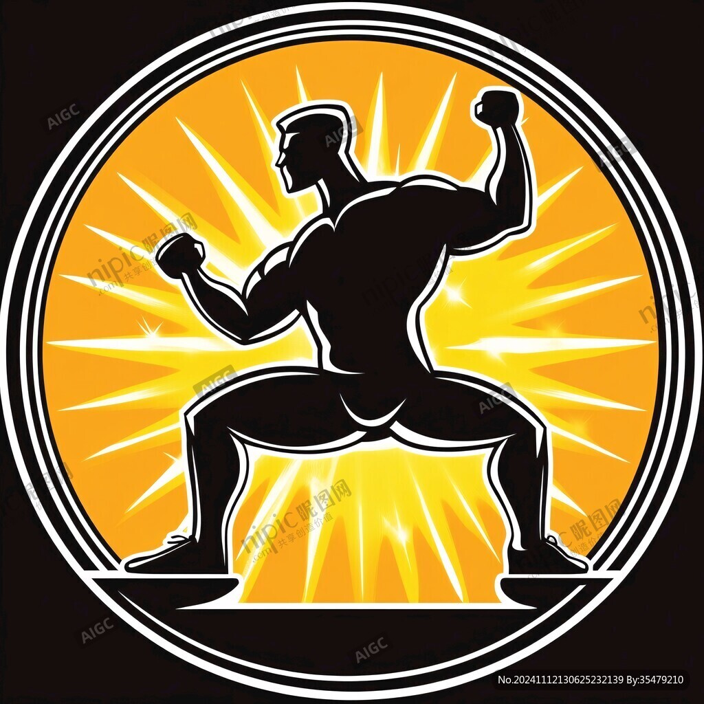 舉啞鈴logo