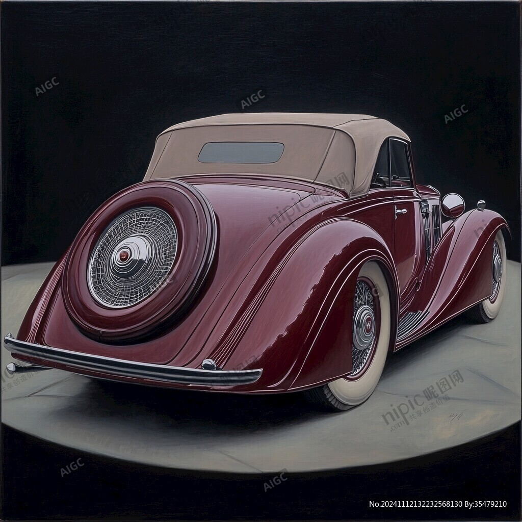 復古車插畫