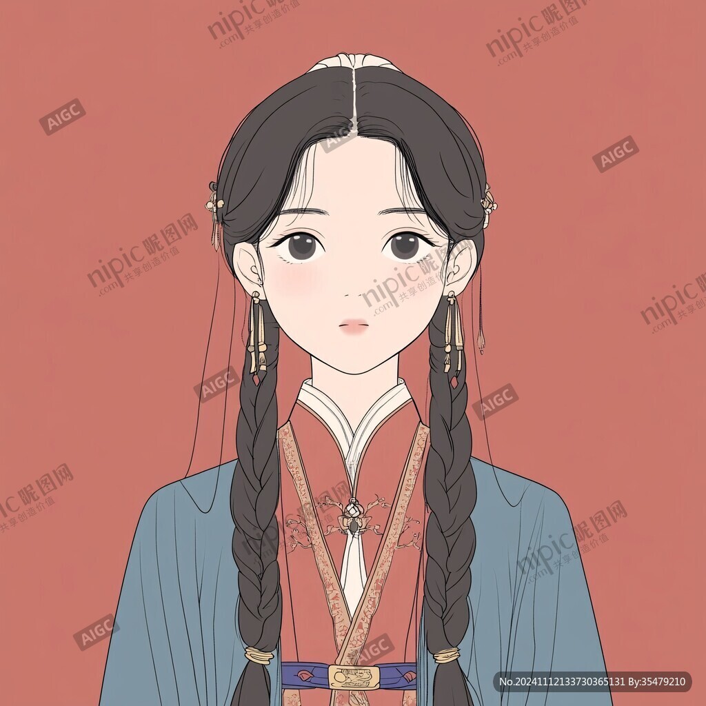 格格頭像插畫