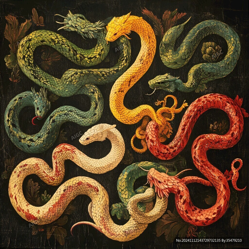 蛇合集插畫