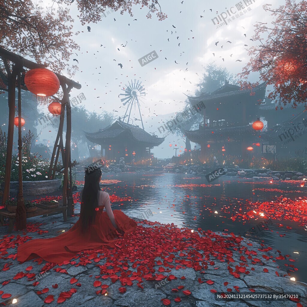 古風拍照場景