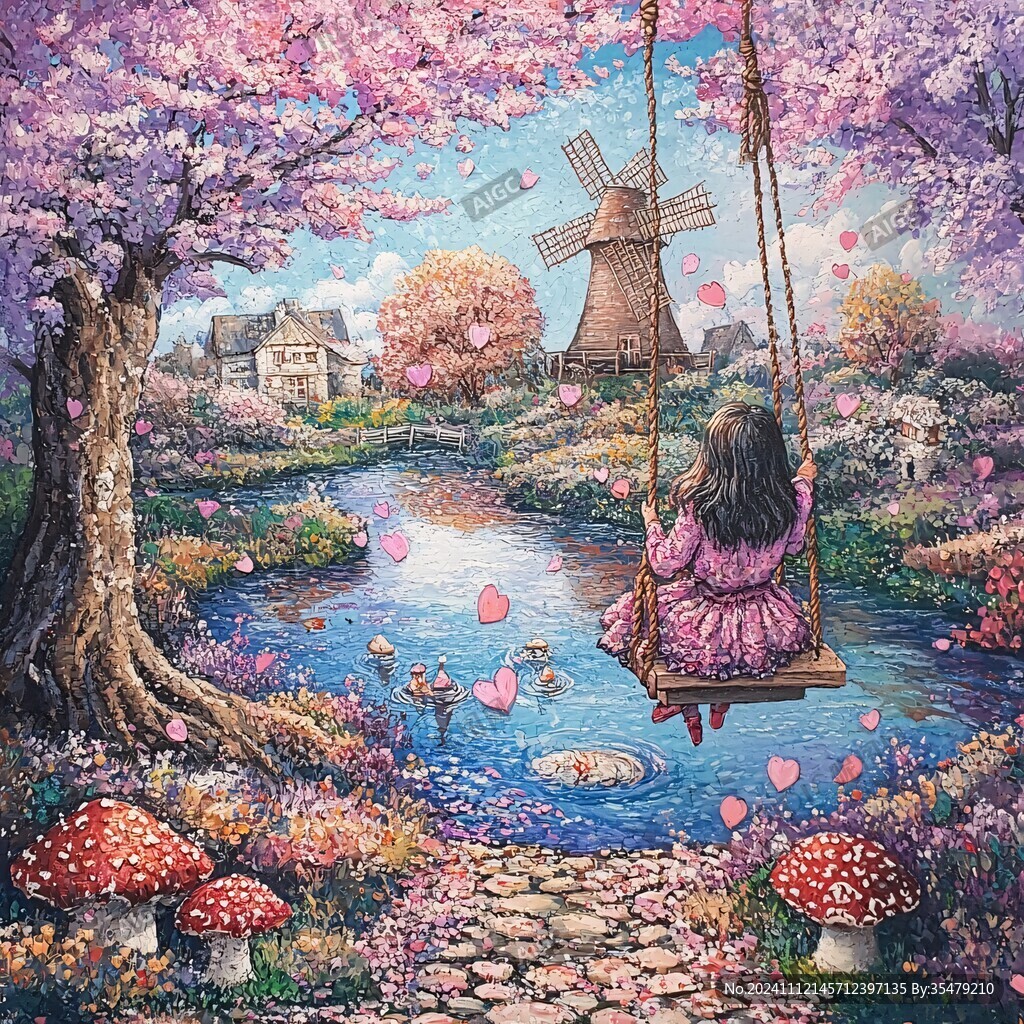 奇幻愛麗斯仙境插畫