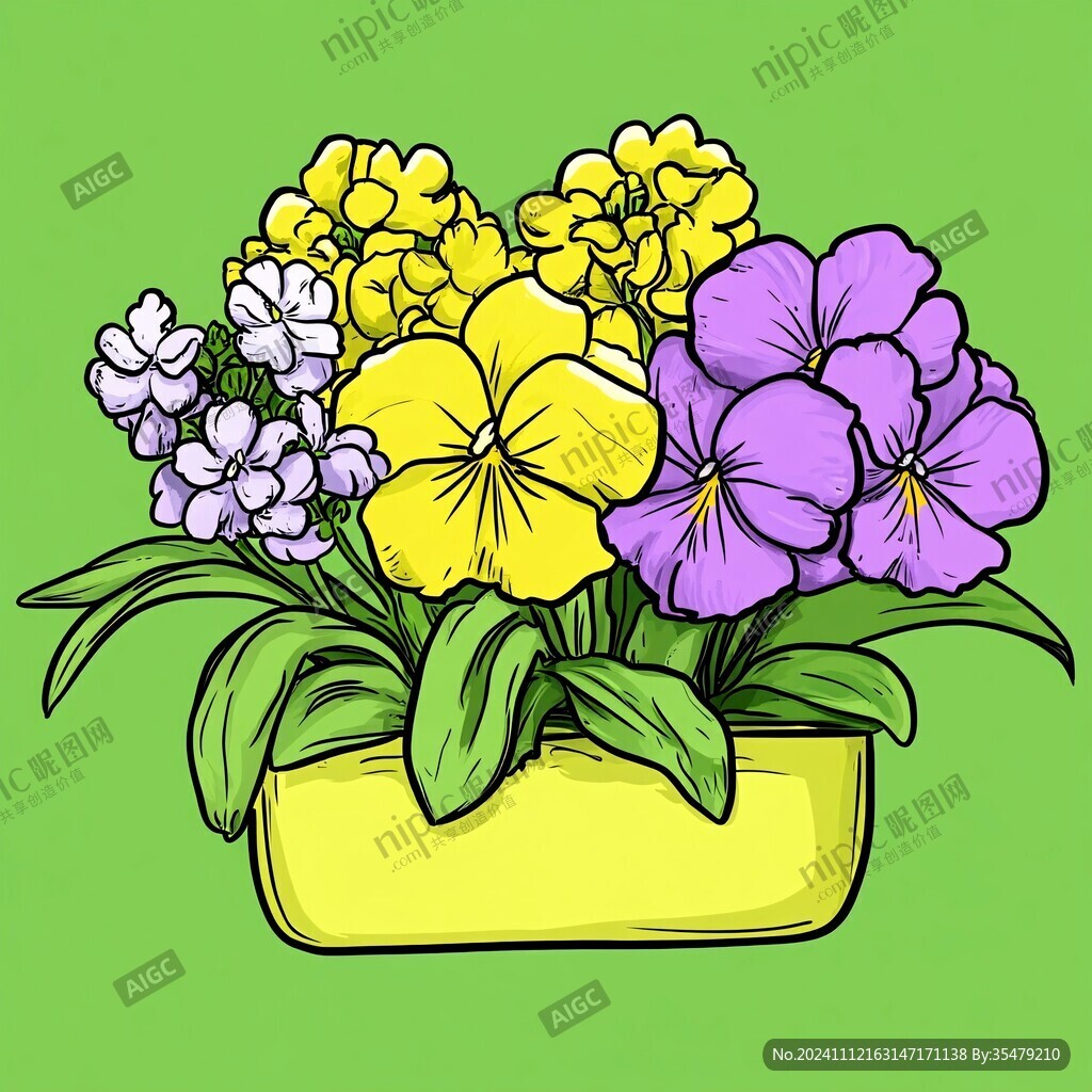 報春花插畫