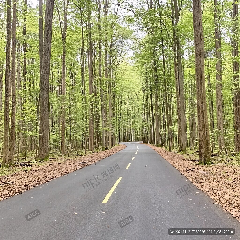 林中馬路