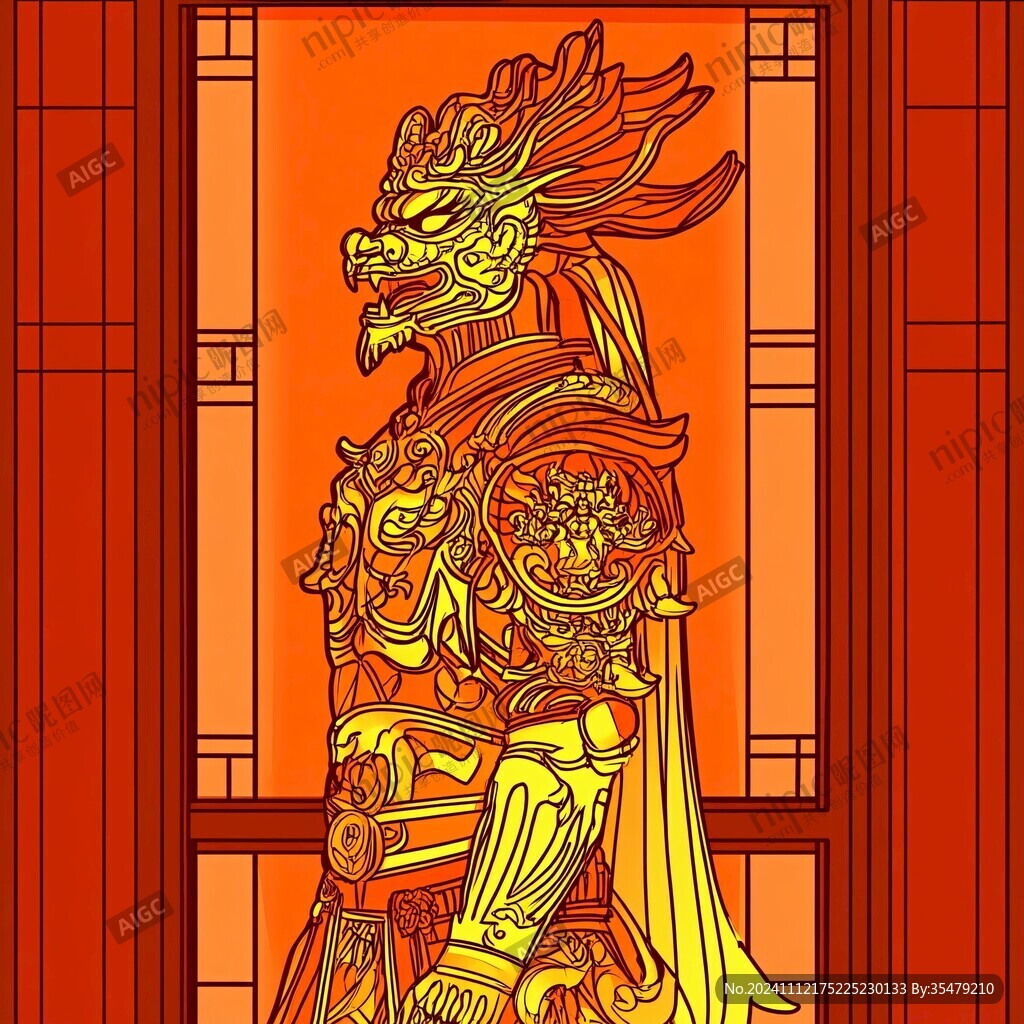 龍年國(guó)潮門神