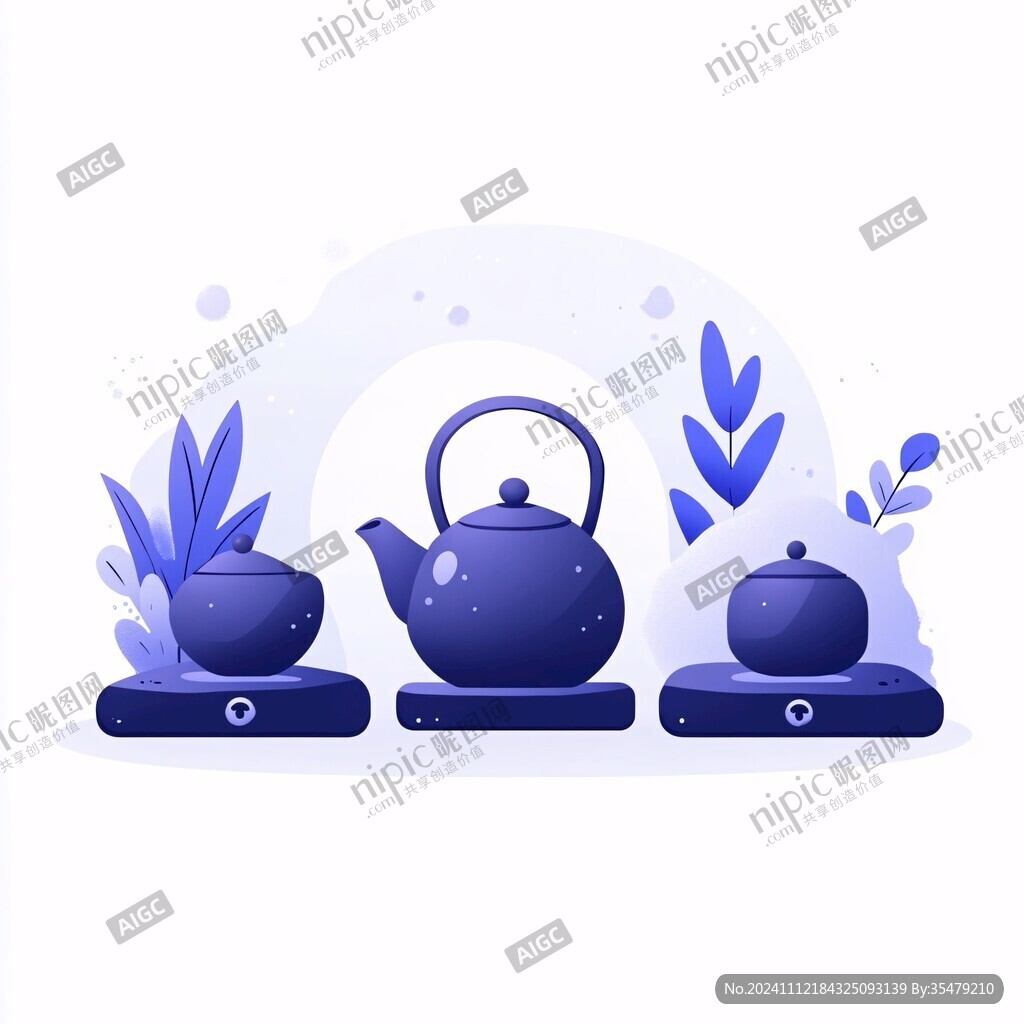 鐵壺插畫